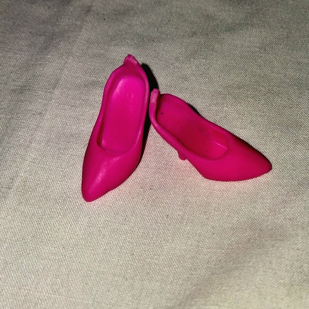 Barbie‎ Kids Pink Pointed Toe High Heel Shoes Dress Up Play Pretend Costume